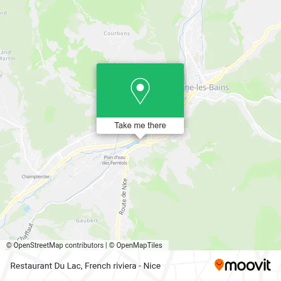 Restaurant Du Lac map