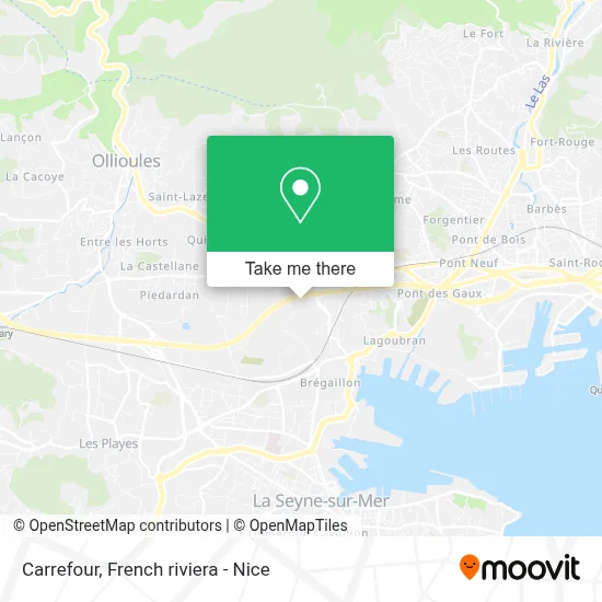Carrefour map