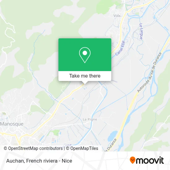 Auchan map