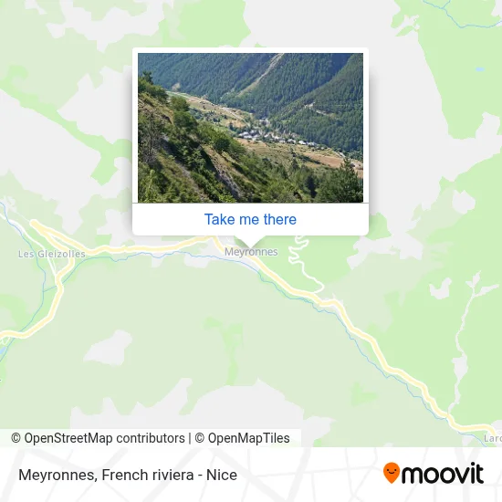 Meyronnes map