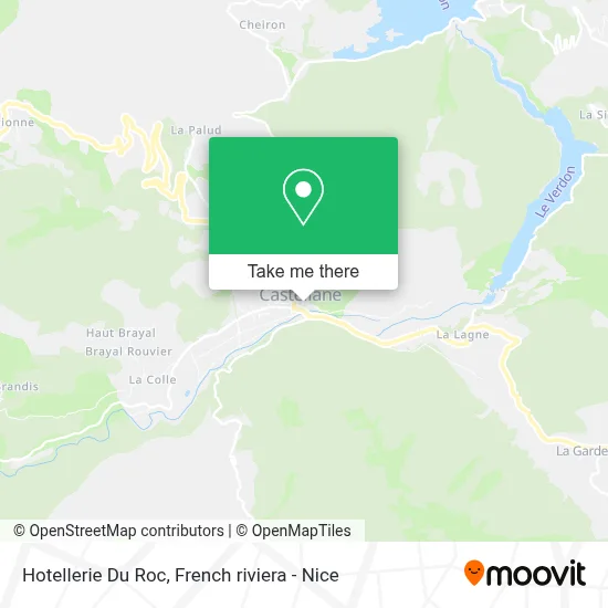 Hotellerie Du Roc map