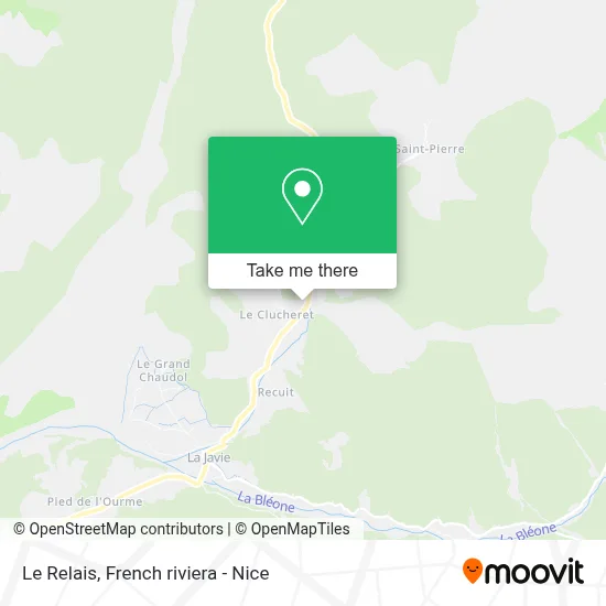 Le Relais map