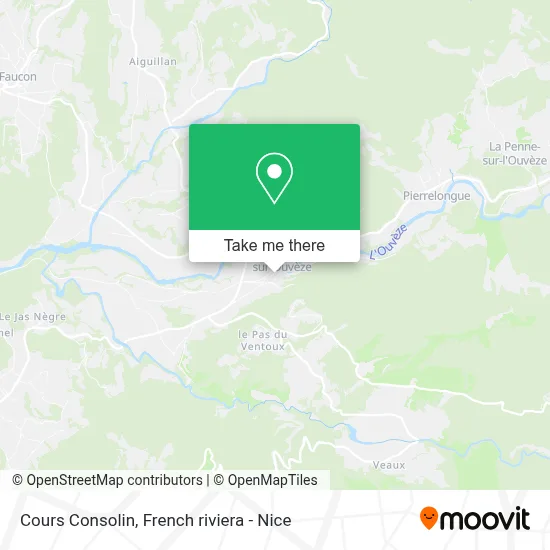 Cours Consolin map