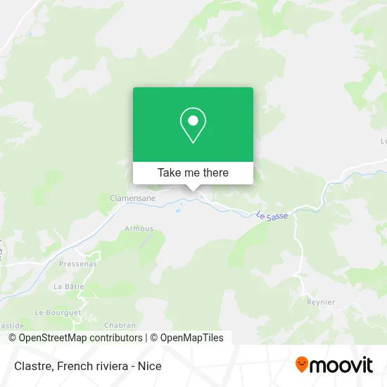 Clastre map