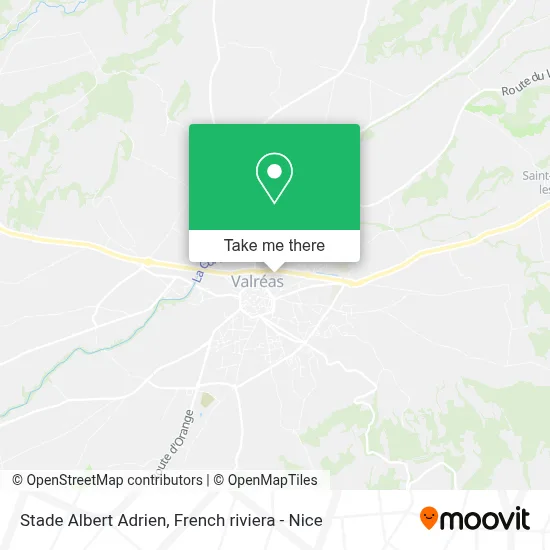 Stade Albert Adrien map