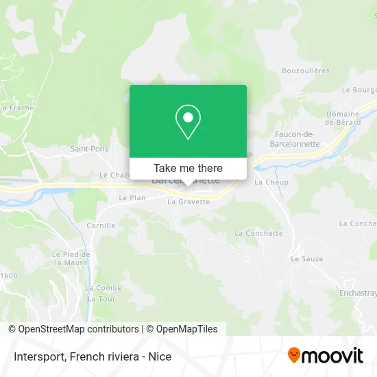 Intersport map