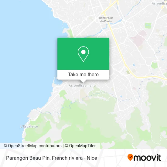 Parangon Beau Pin map