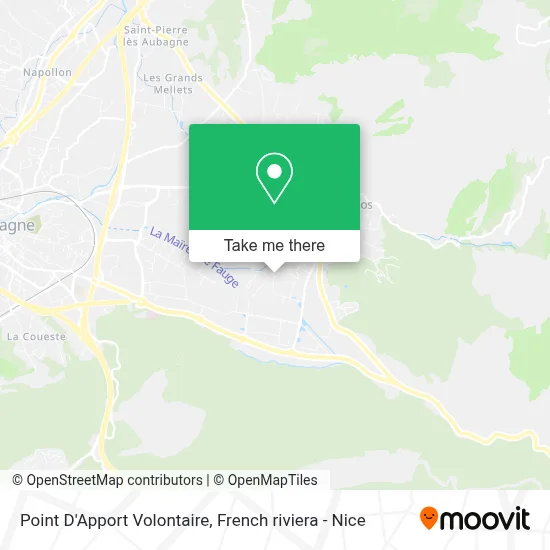 Point D'Apport Volontaire map