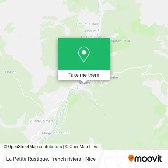 La Petite Rustique map