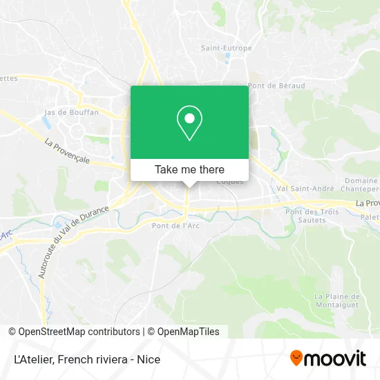 L'Atelier map