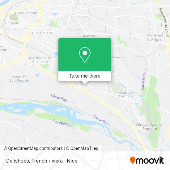 Delishoes map