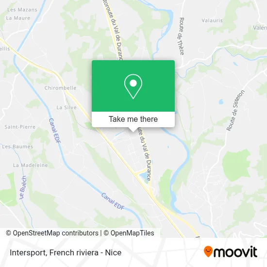 Intersport map