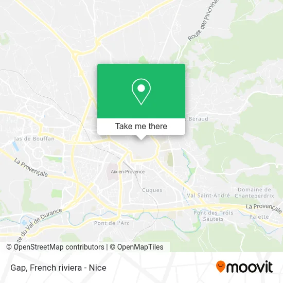 Gap map