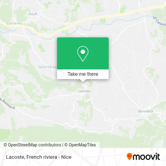 Lacoste map