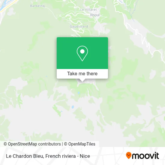 Le Chardon Bleu map