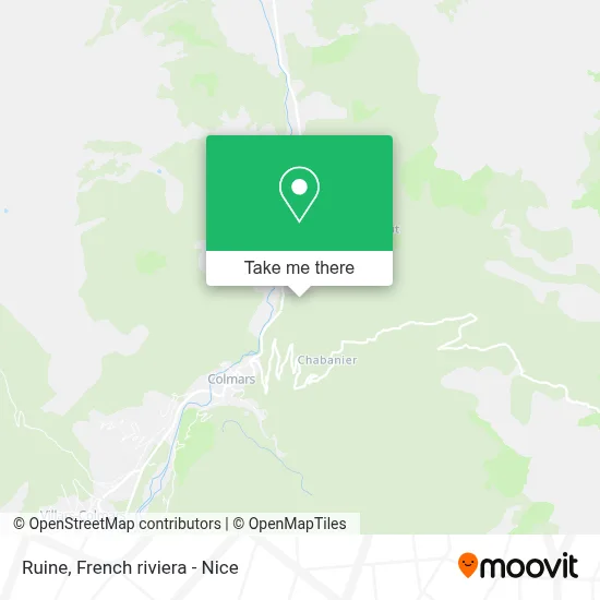 Mapa Ruine