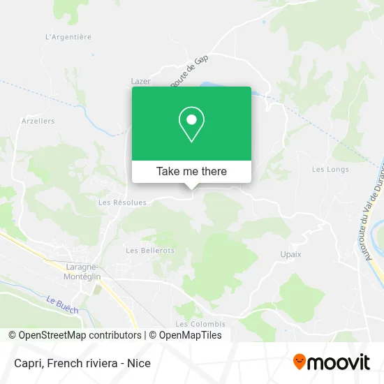 Capri map