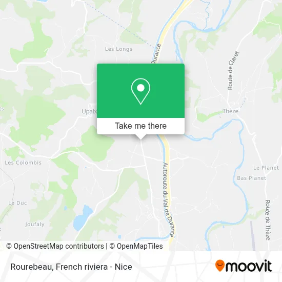 Rourebeau map
