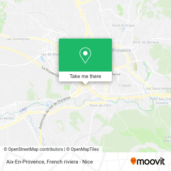 Aix-En-Provence map