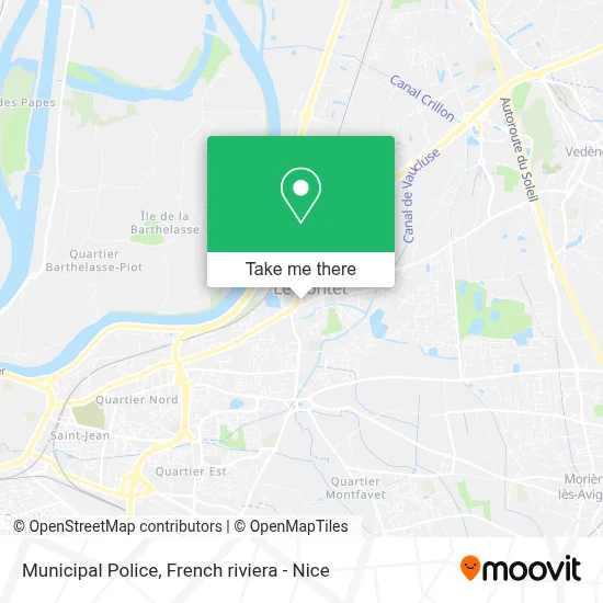 Police Municipale map
