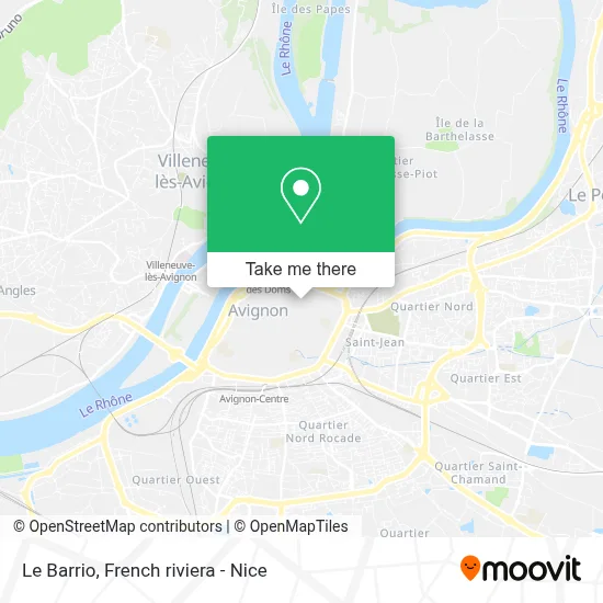Le Barrio map