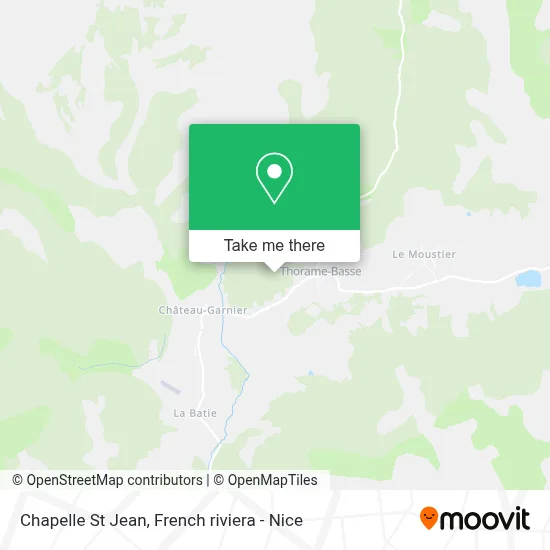 Chapelle St Jean map