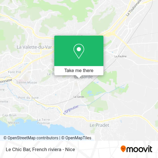 Le Chic Bar map