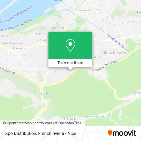 Xpo Distribution map
