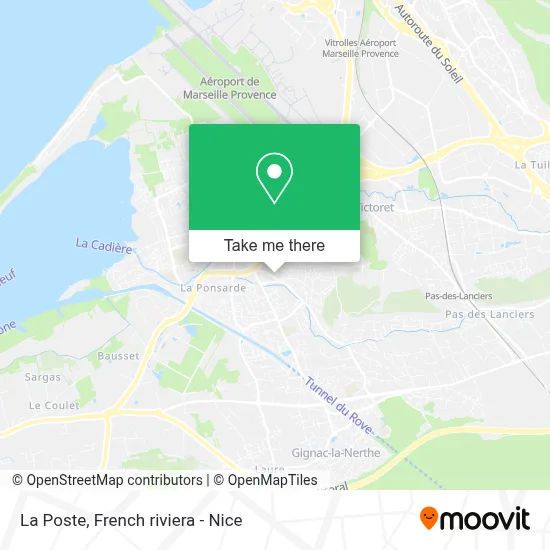 La Poste map