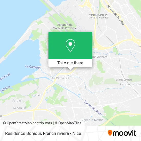 Résidence Bonjour map