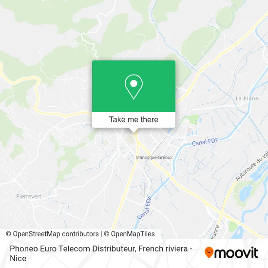 Phoneo Euro Telecom Distributeur map