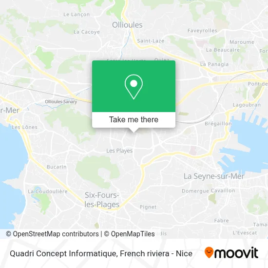 Quadri Concept Informatique map