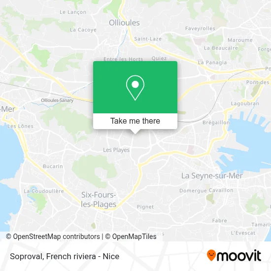 Soproval map