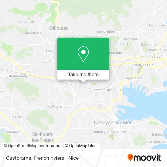 Castorama map