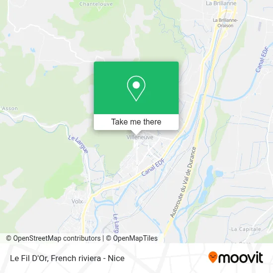 Le Fil D'Or map