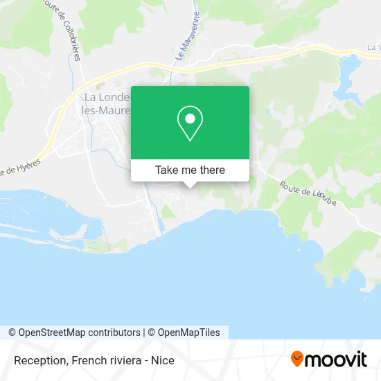 Réception map