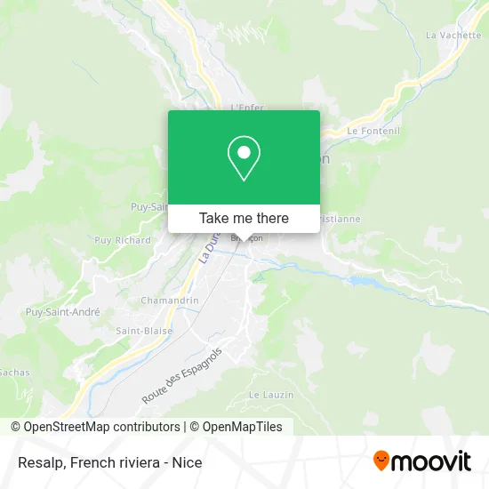 Resalp map
