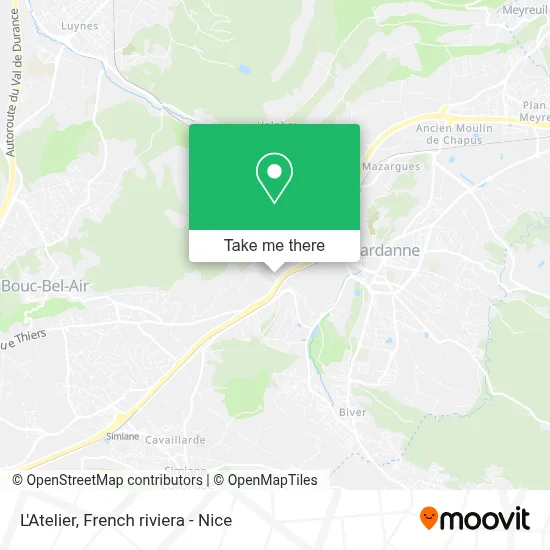 L'Atelier map