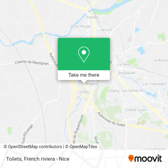 Toilettes map