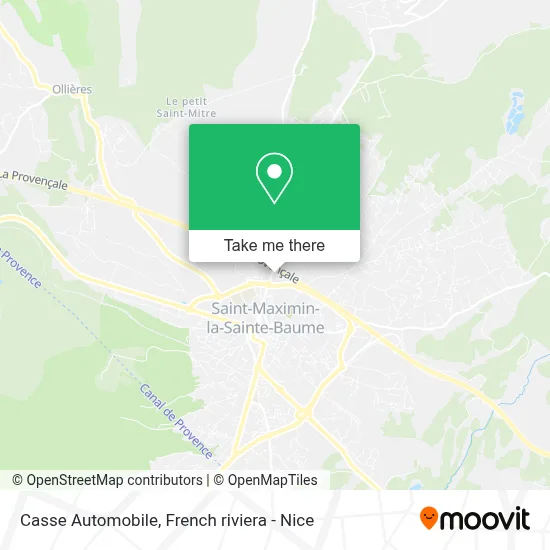 Casse Automobile map