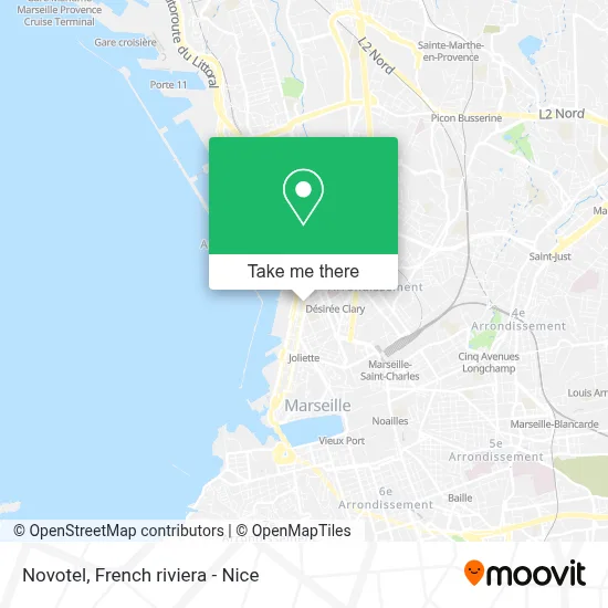 Novotel map