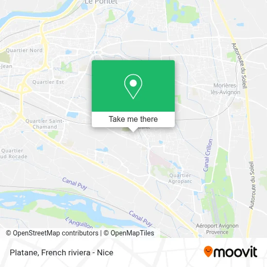 Platane map