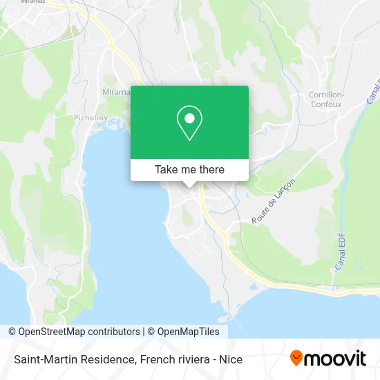 Résidence Saint-Martin map