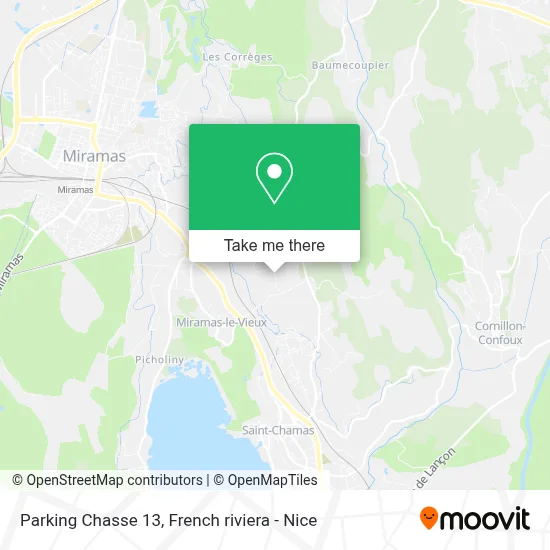 Parking Chasse 13 map