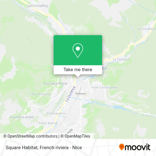 Square Habitat map