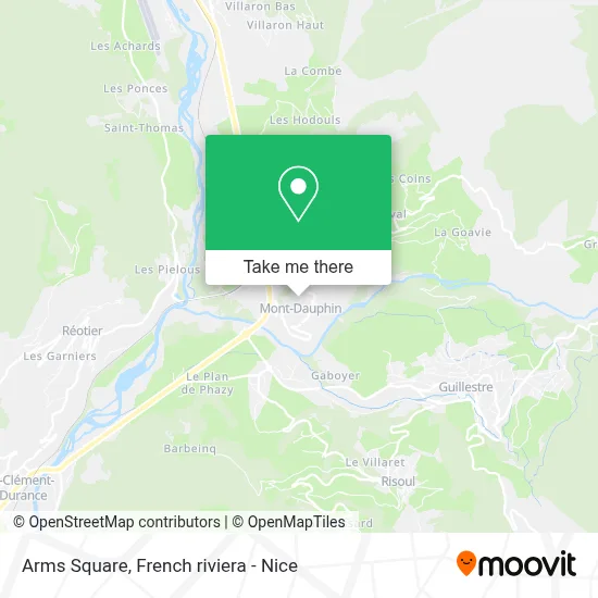 Place D'Armes map