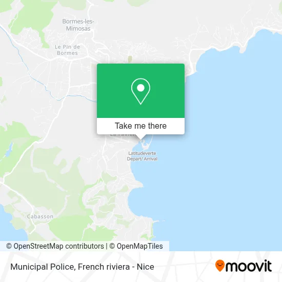Police Municipale map