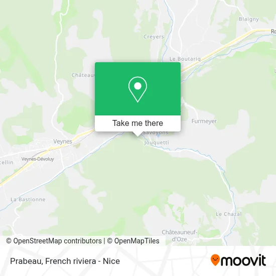 Prabeau map