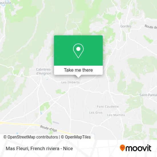 Mas Fleuri map