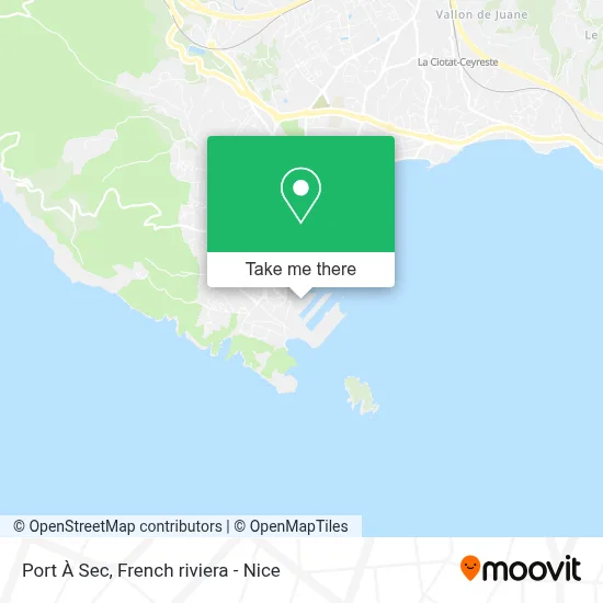 Port À Sec map